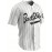 Stitched Men's & Unisex #10 White Baseball Jersey - Embroidered V-Neck Short Sleeve, Breathable Button-Up Sports Uniform with Pinstripes for Training, Competition, Casual & Parties, Athletic Clothing, Sporty Look, Embroidered Detailing