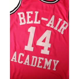 Men'S Basketball Shirt # 14 Pink Basketball Shirt Suitable For Competition Training Team Sports S-XXXL