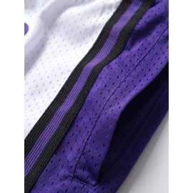 Men'S Quick Dry Loose Shorts, Active Slightly Stretch Breathable Moisture Wicking Drawstring Shorts For Basketball Training Running Marathon Workout Outdoor