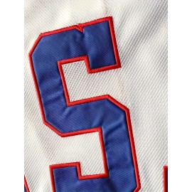 Men'S #30 White Ice Hockey Jersey Embroidered Stitching Ice Hockey Jersey Breathable Pullover S-XXXL