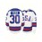 Men'S #30 White Ice Hockey Jersey Embroidered Stitching Ice Hockey Jersey Breathable Pullover S-XXXL