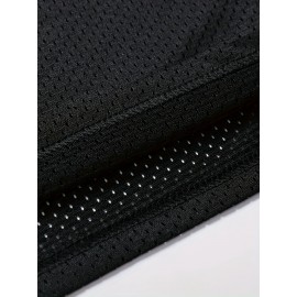 Men's Size 45 Black Breathable V-Neck American Football Jersey - Embroidered 