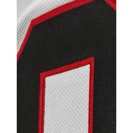 Men'S #06 -Inspired Ice Hockey Jersey - Breathable &, V-Neck Captain'S Sweatshirt with Moose Design, Red & Black Accents for Casual, Party, Training & Sports