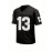 Men'S #13 Black Rugby Jersey - 100% Polyester V-Neck Short Sleeve Sportswear T-Shirt with Stitching for American Football, Casual Wear, and Training, Training Jersey | Sporty Vneck | Detailing
