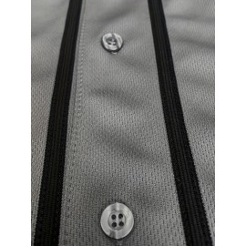 Men's #30 Baseball Jersey - Grey Embroidered 