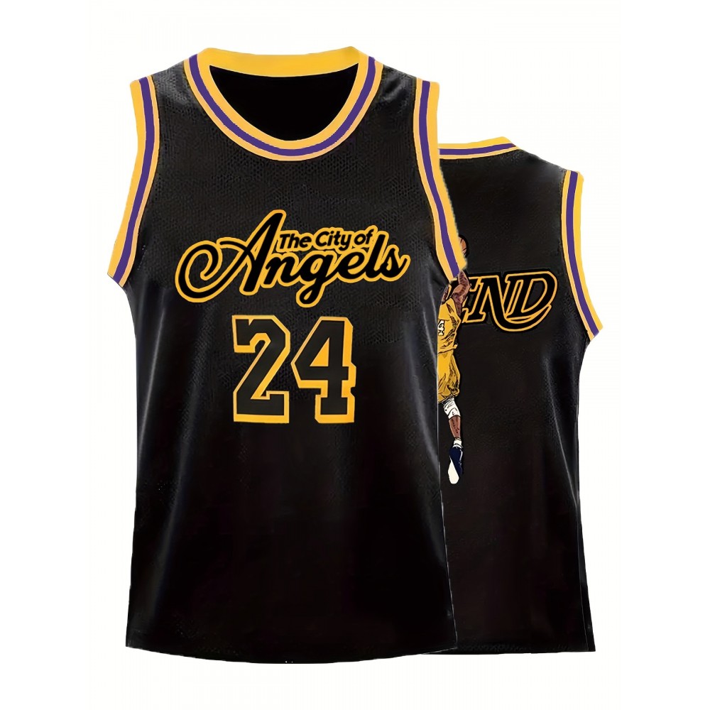 Men'S #24 Los Angeles Basketball Jersey - 
