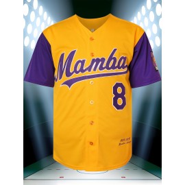 Men'S Letter Embroidery Short Sleeve V-neck Loose Button Up Shirt, Men'S Vintage Summer Baseball Jersey For Party