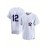 Men's New York #12 Baseball Jersey - Moisture-Wicking, Breathable Polyester, V-Neck, Short Sleeve, UV Protection, Fade-Resistant, Ideal for Training & Casual Wear