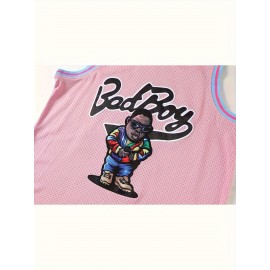 23# Men's Basketball Jersey, Embroidered Crewneck Breathable Race Training Uniform Jersey 90s Representative Works