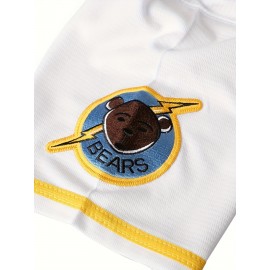 Boys' Baseball Jersey 3 Sports Training Jersey White Breathable Comfortable Casual Shirt S-XL